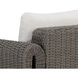 Tibi Grey / Louis Cream Outdoor Lounge Chair